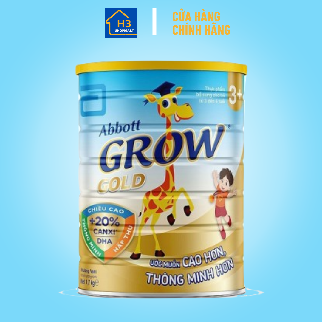 Sữa Abbott Grow 3+ lon 1,7kg