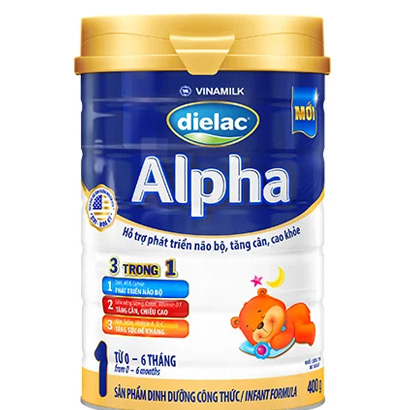Sữa bột Dielac Alpha 1- 900g