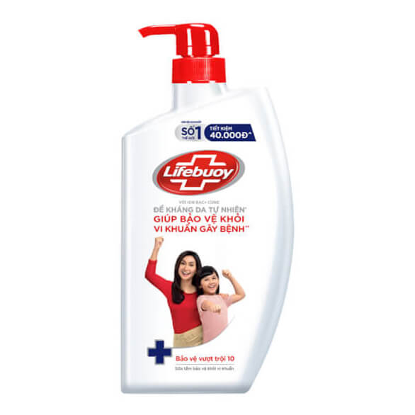 Sữa tắm Lifebuoy bảo vệ khỏi vi khuẩn - 850gr